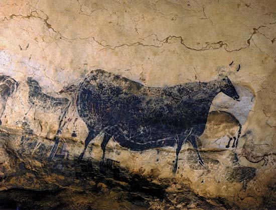 رسم الفنان قديماً حركته وحركة الحيوانات التي كان يراها على جدران الكهوف