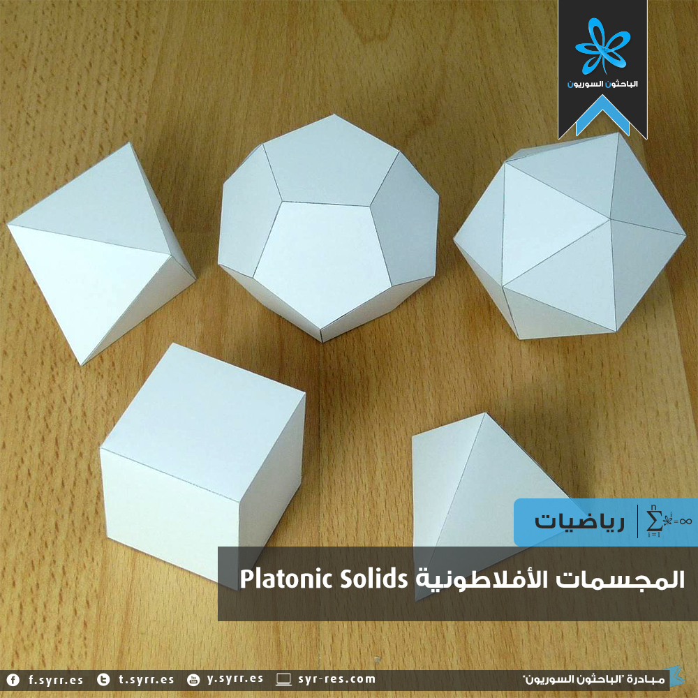 الباحثون السوريون المجسمات الافلاطونية Platonic Solid