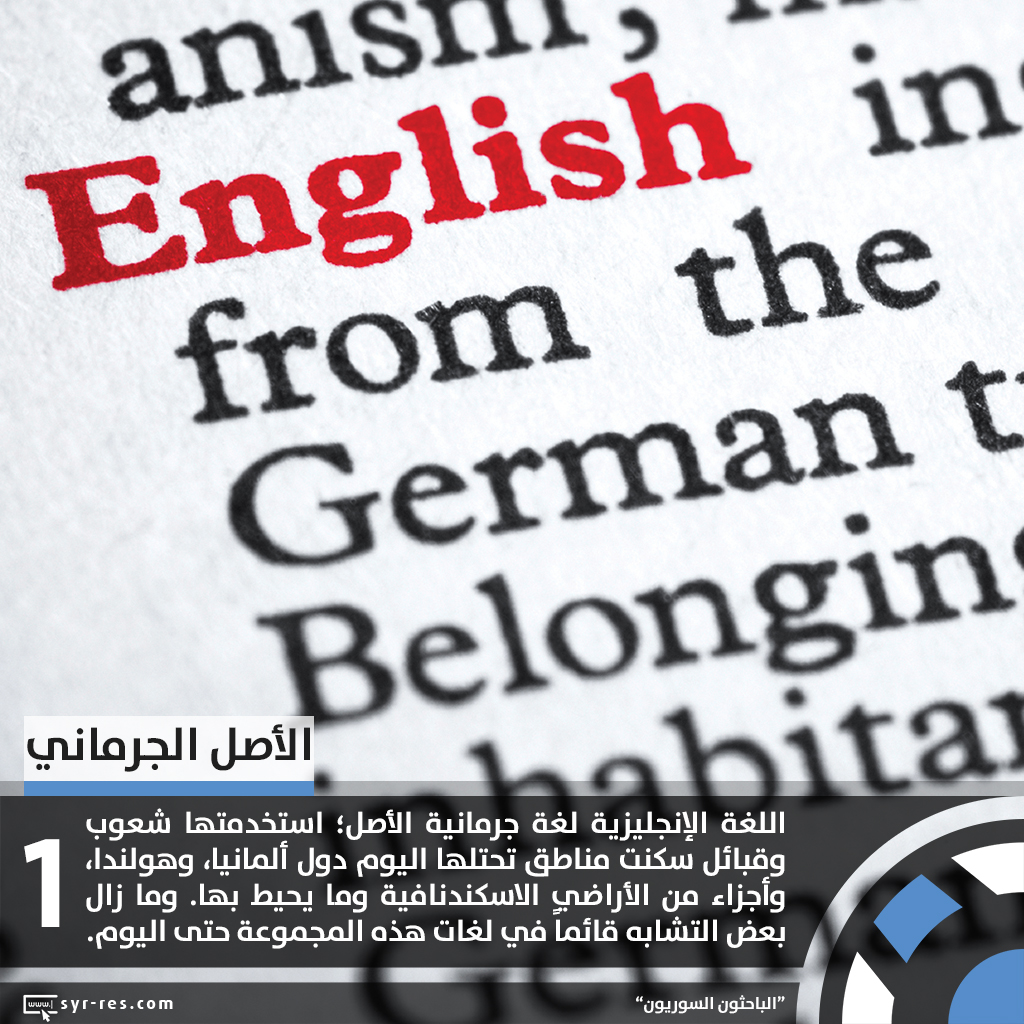 الباحثون السوريون محطات في تاريخ اللغة الإنكليزية
