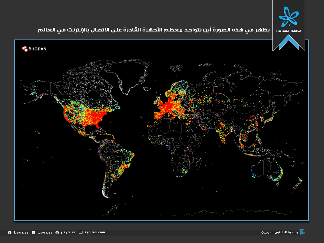 Who in the world are you. Shodan Maps.